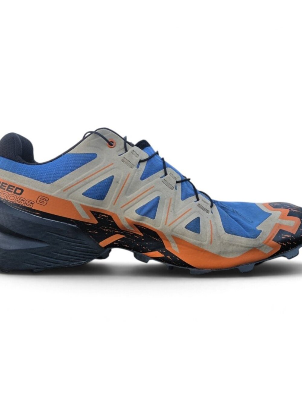 Salomon Speedcross 6 Mens Size 10 Trail Running Shoes Blue Orange L47115900